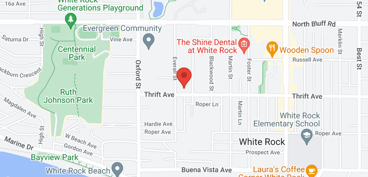 map of 7 14921 THRIFT AVENUE